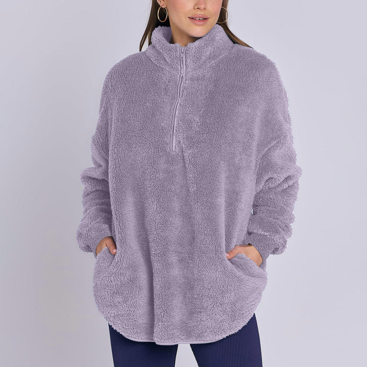 Ladies cozy zip sweater Lune London