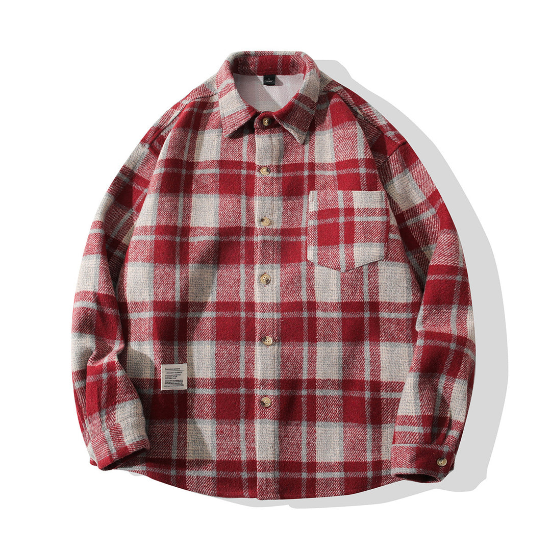 Comfortable plaid flannel shirt for men Lune London