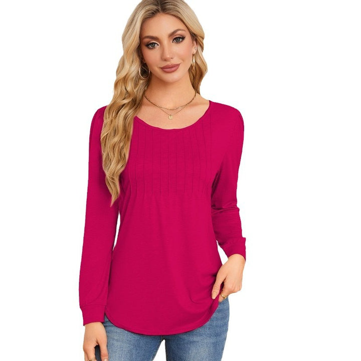 Elegant and comfortable women's blouse with ribbed structure Lune London