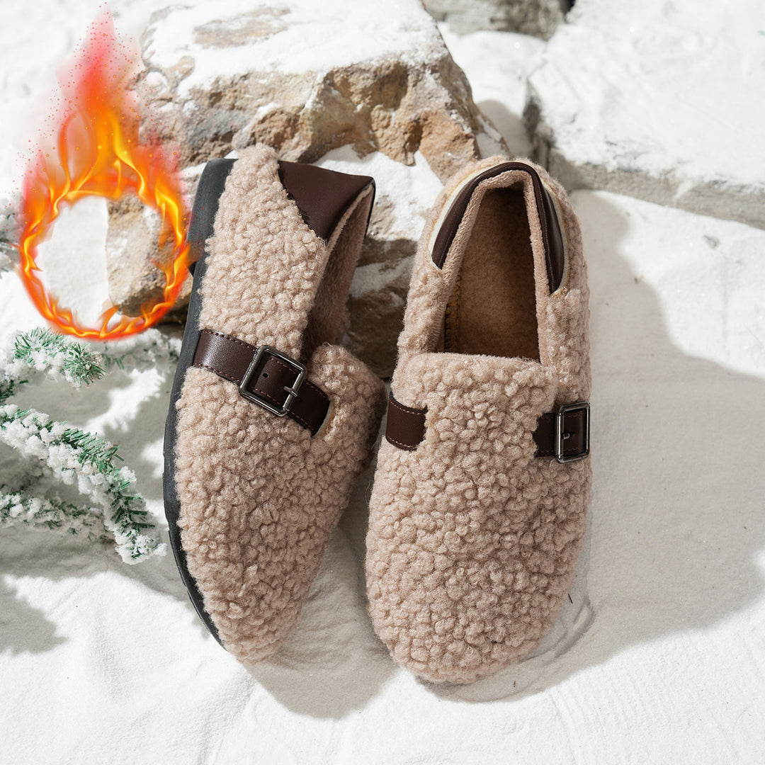 Indoor shoes for women with a plush lining Lune London