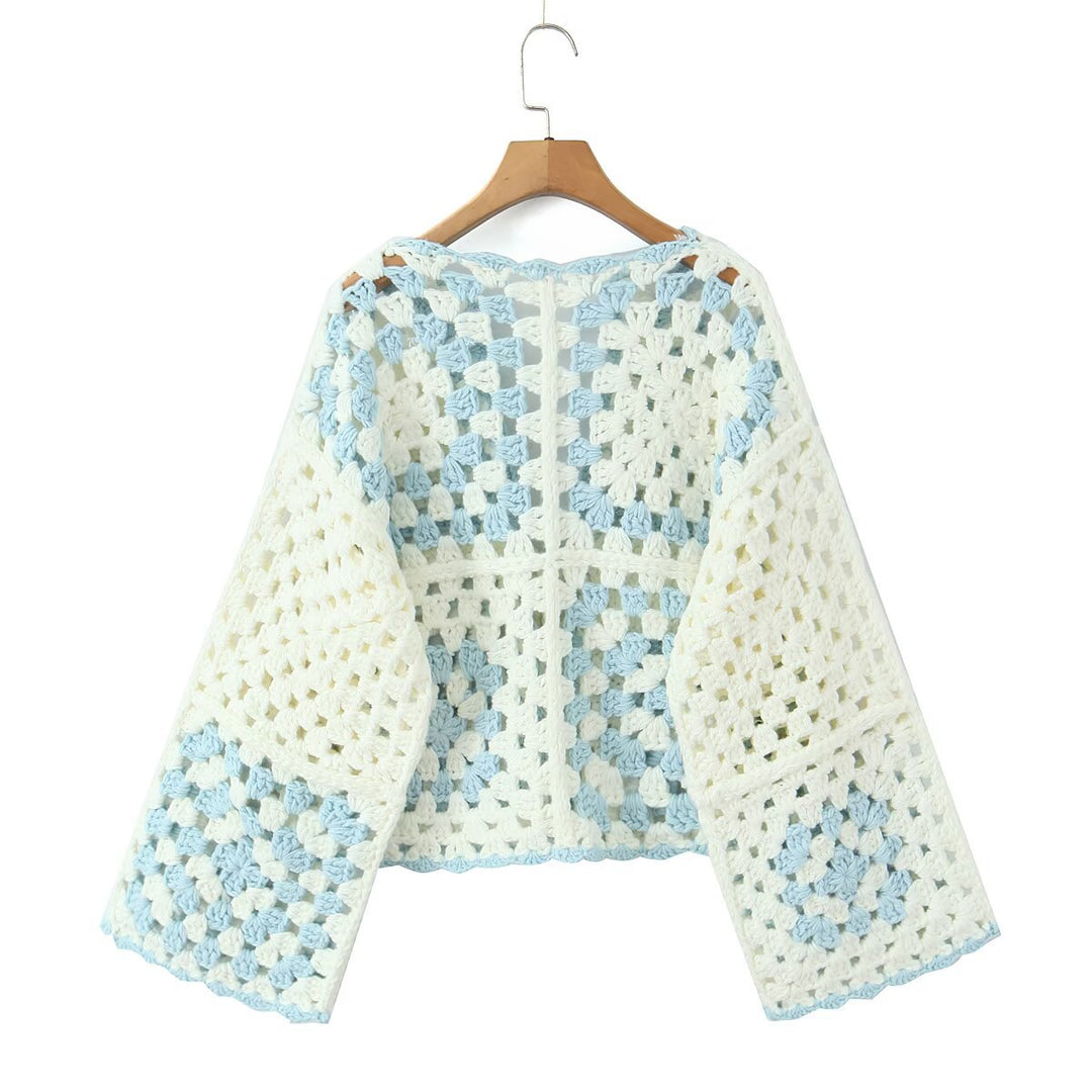 Crochet jacket for women with traditional patterns and a relaxed fit Lune London