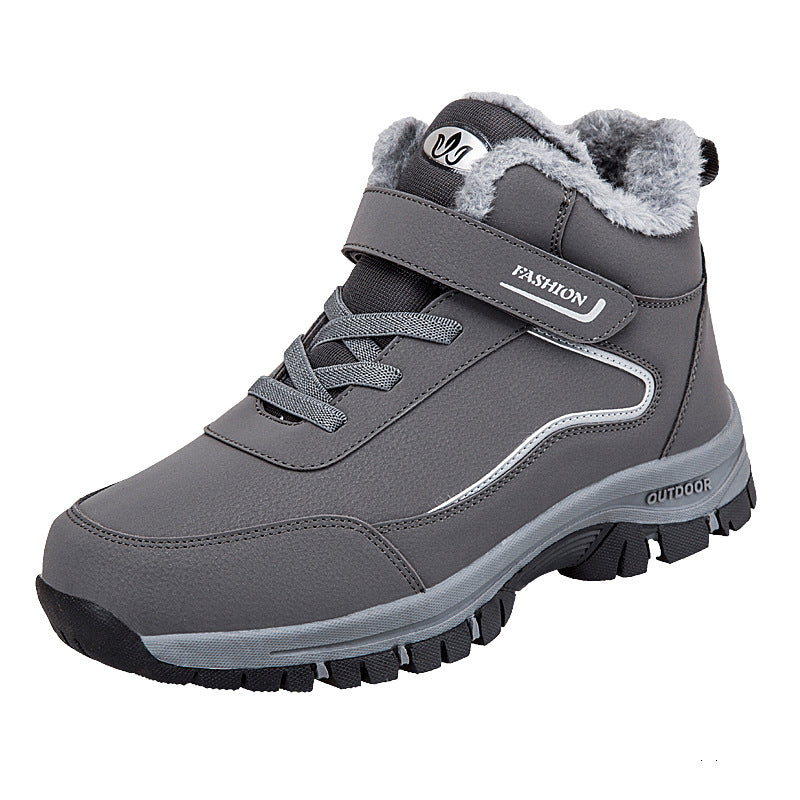 Women outdoor hiking shoes warm padded with adjustable Velcro closure Lune London