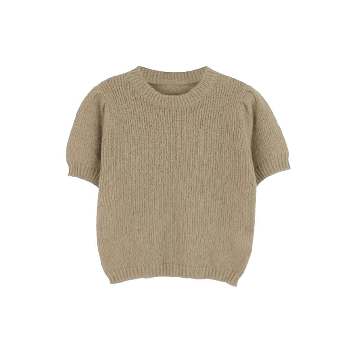 Women's sweater with puff sleeves and soft knit Lune London