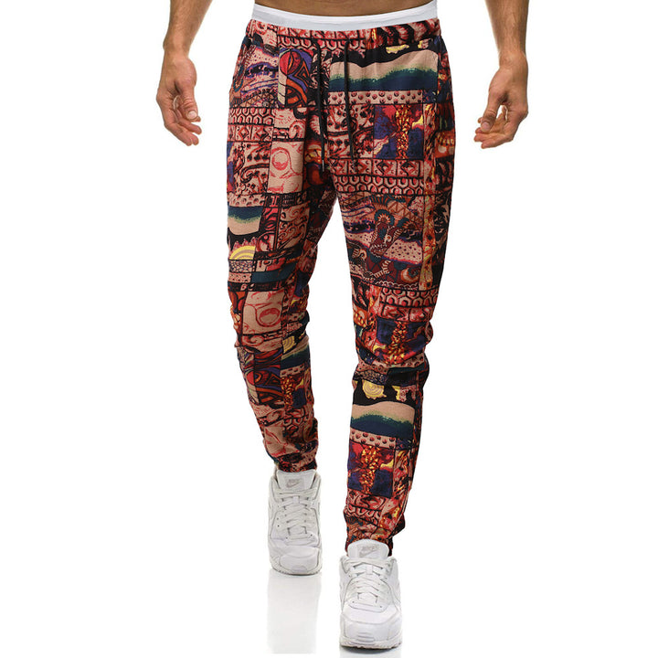Fashion leisure pants for men with a unique London Lune London design