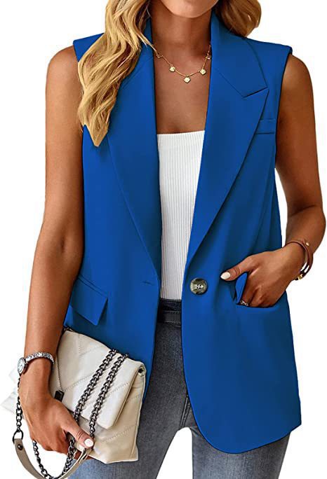 Women Chic Blazer Vest Lune London