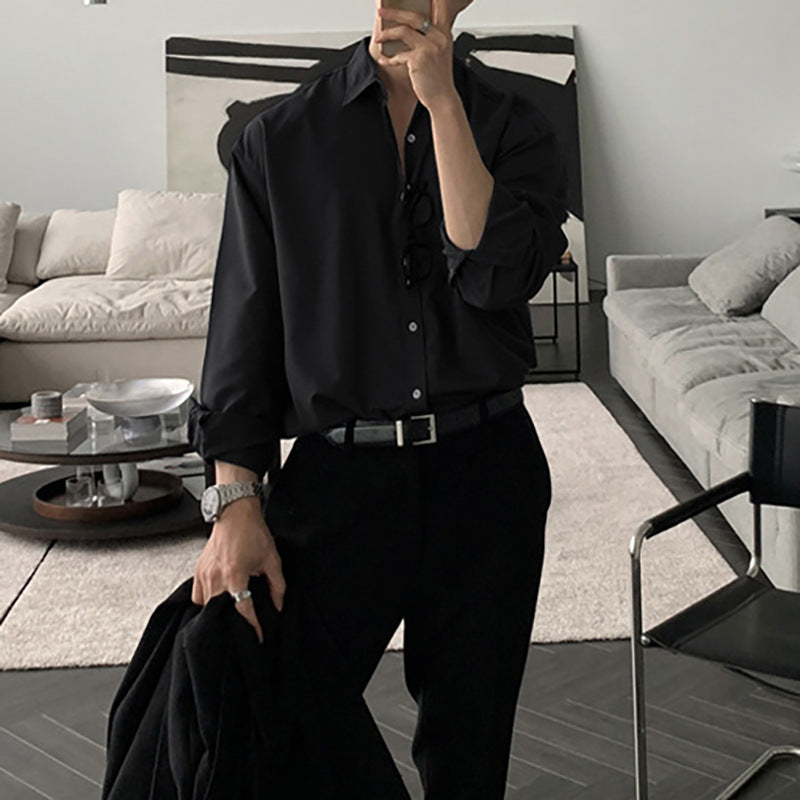 Men's oversized breathable cotton shirt with relaxed fit Lune London