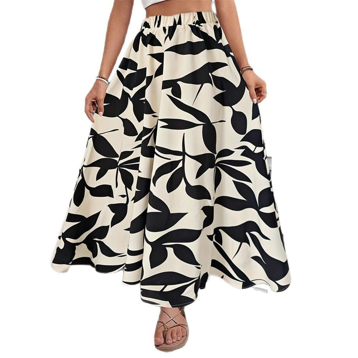 Women's Maxi Skirt with Floral Pattern Lune London