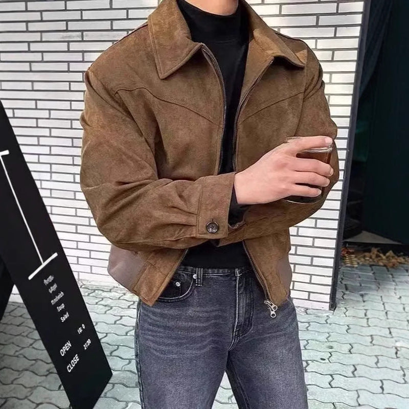 Casual overshirt jacket for men with sturdy zipper and practical pockets Lune London