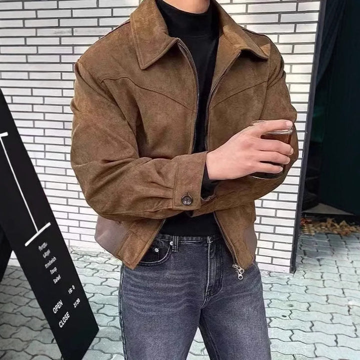 Casual overshirt jacket for men with sturdy zipper and practical pockets Lune London