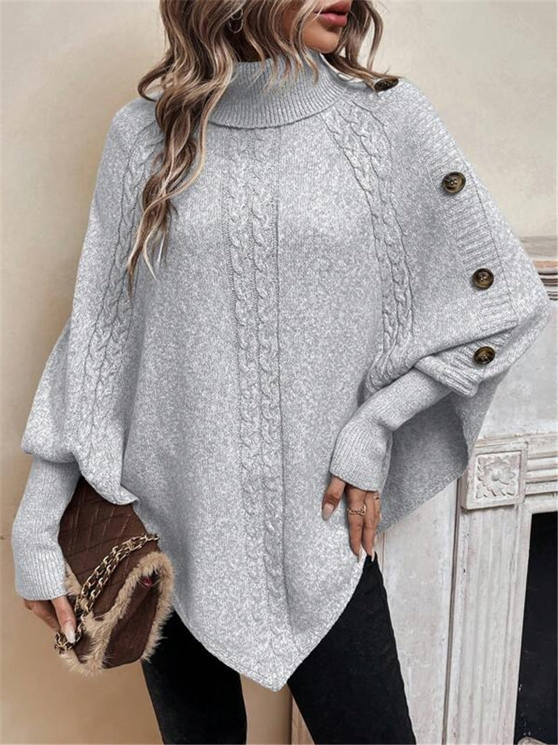 Knitted sweater for women with elegant button details and a relaxed fit Lune London