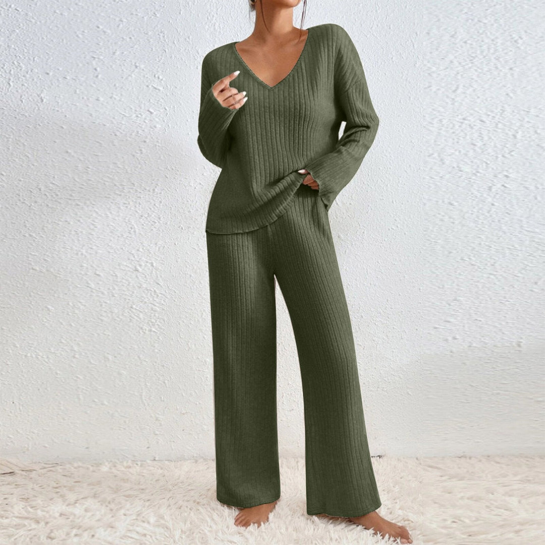 Women Casual Knit Loungewear Set Lune London