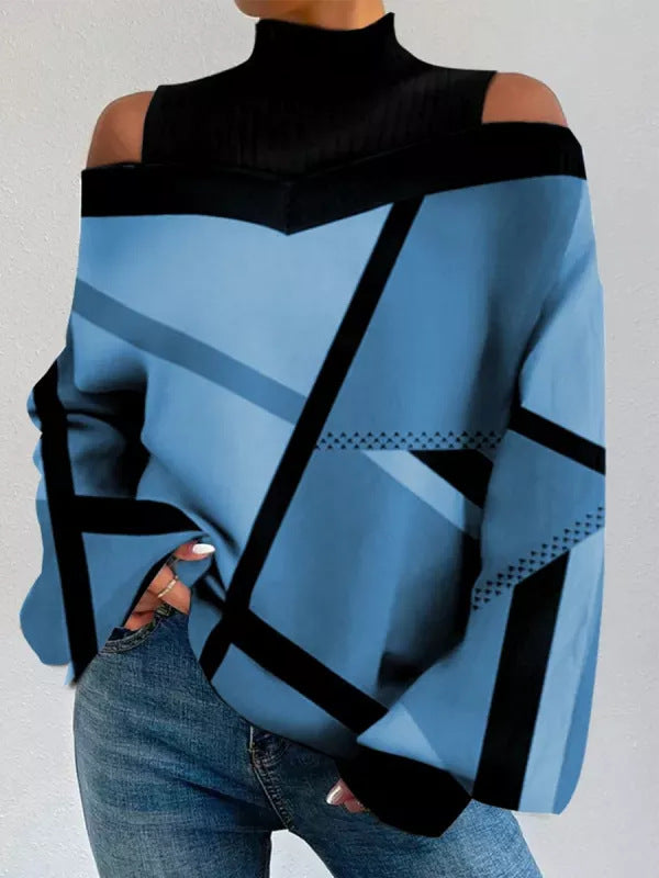 Oversized sweater for women with a trendy graphic design Lune London