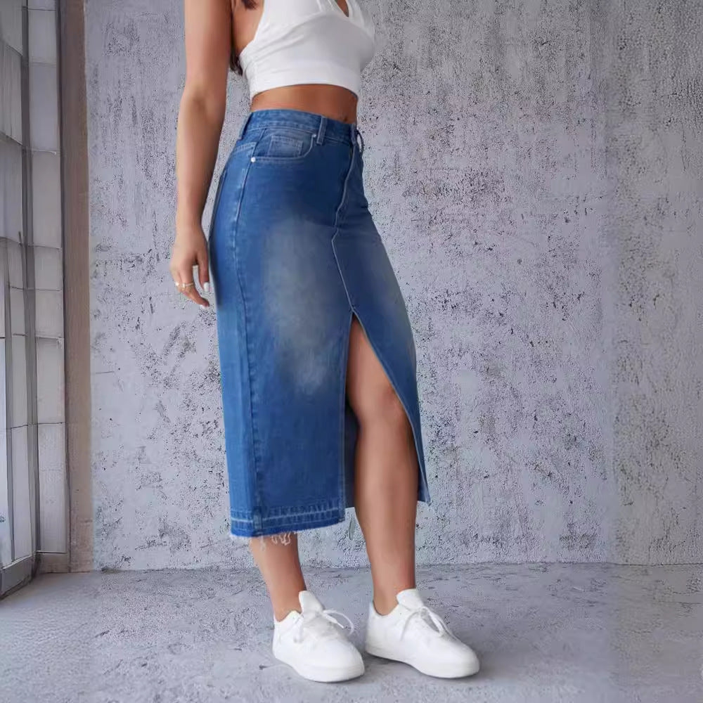 Lune London women's denim skirt