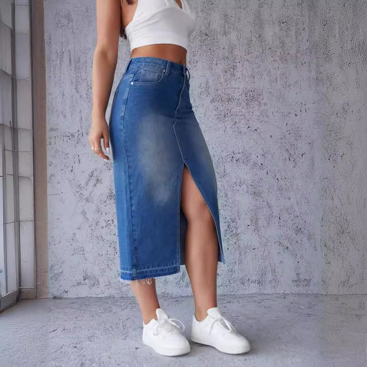 Lune London women's denim skirt