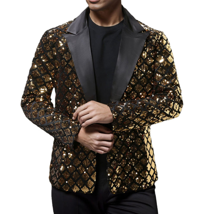 Elegant sequin blazer for men with luxurious design Lune London
