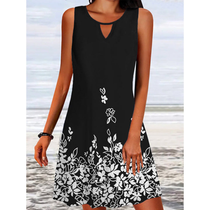 Summer A-line dress flowers Lune London for women