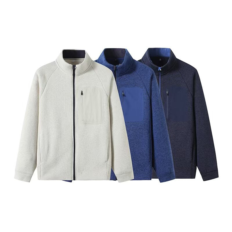 Veste en fleece sportive pour femmes avec fermeture éclair innovante Chic & Stil