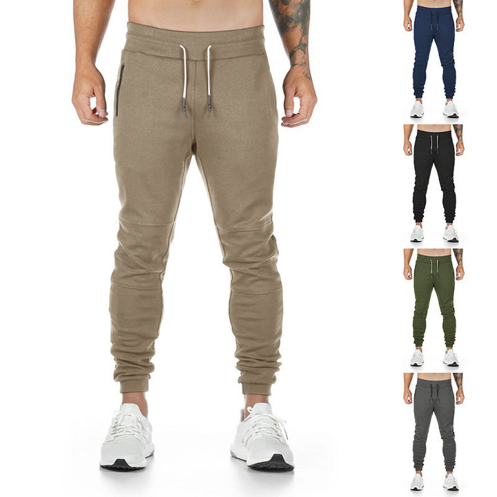 Sporty jogging pants for men with modern side pockets and elastic waist Lune London