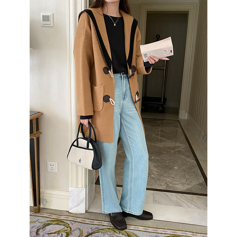 Ladies Casual Long Sleeve Shirt with High-Quality Cotton Blend Chic & Stil