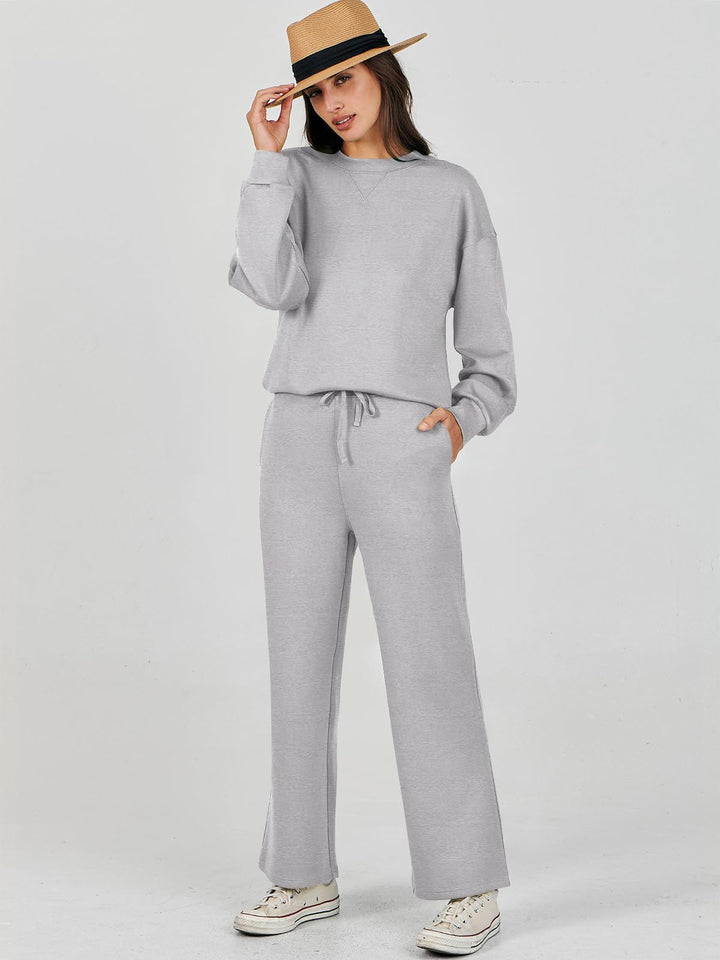 Lune London casual sweatshirt sports set for women