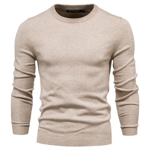 Men's Round Neck Sweater Made Of High-Quality Cotton Lune London