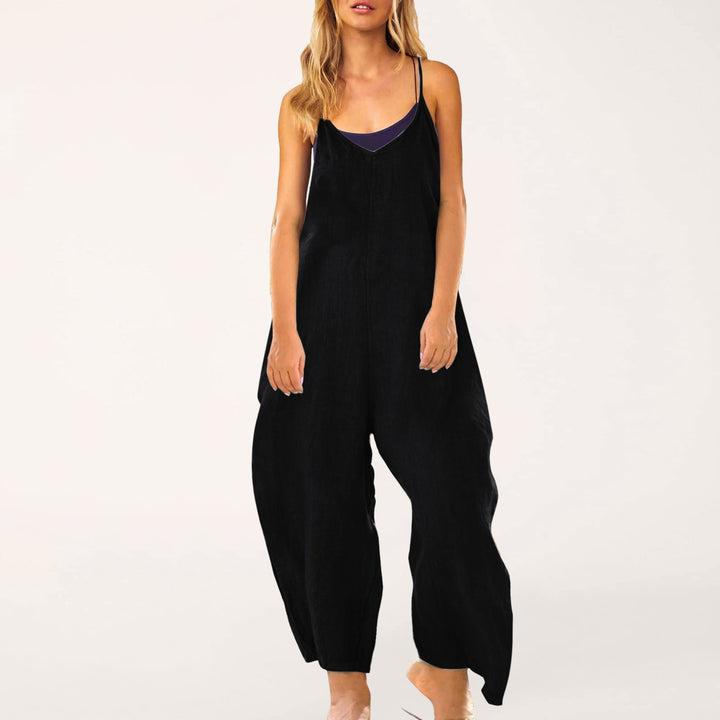 Ladies Leisure Spaghetti Strap Overall Lune London