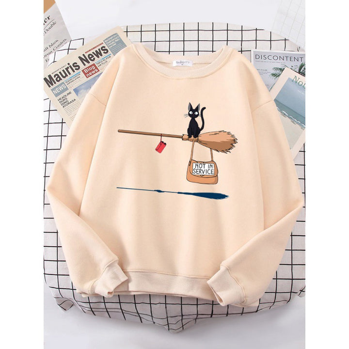 Women's sweatshirt with creative cat design Lune London