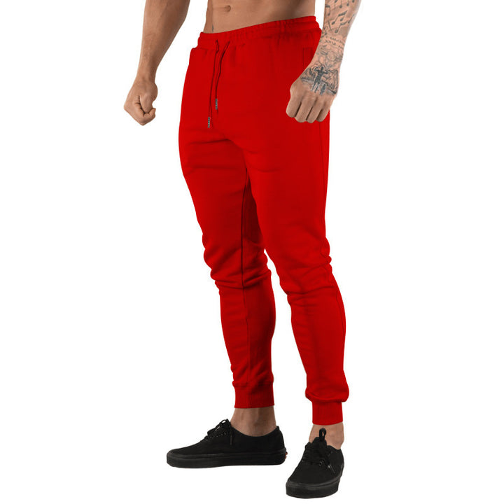 Men's training pants with elastic waistband and handy zipper Lune London