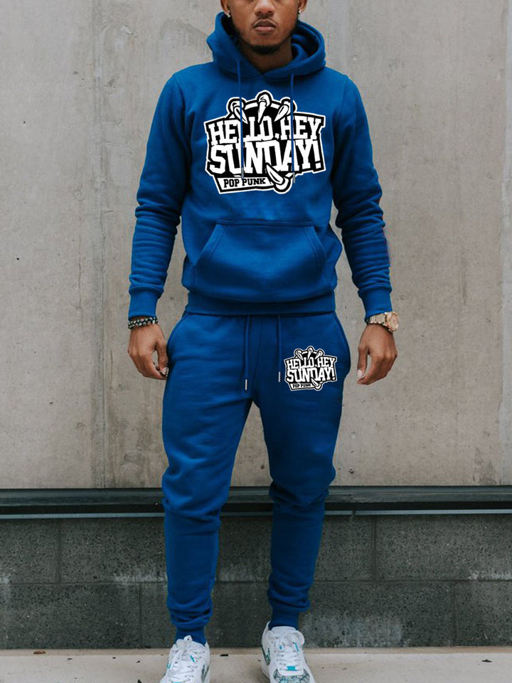 Women's hoodie and jogger set with creative print Lune London