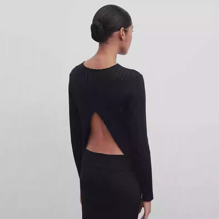 Pull fin en maille pour femmes Chic & Stil