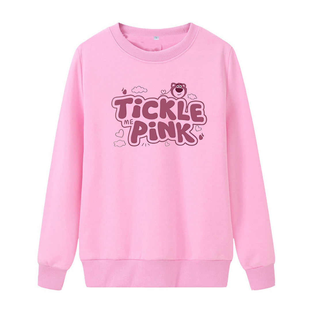 Women's sweatshirt in casual design with cheerful print Chic & Stil