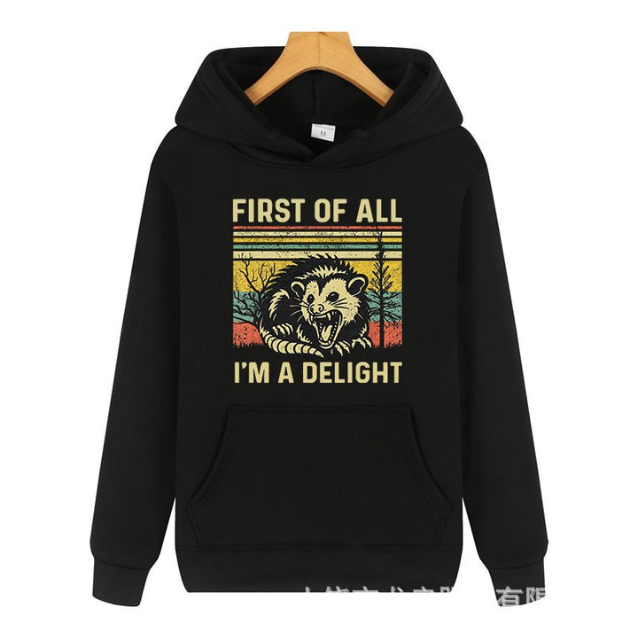 Women's hoodie with creative animal graphic and comfortable fit Chic & Stil
