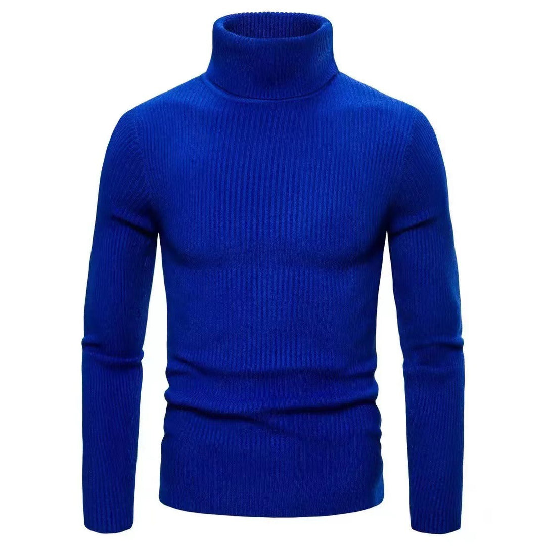 Lune London ribbed turtleneck knit sweater for men