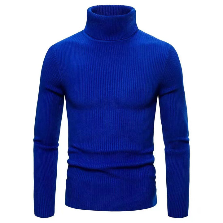 Lune London ribbed turtleneck knit sweater for men