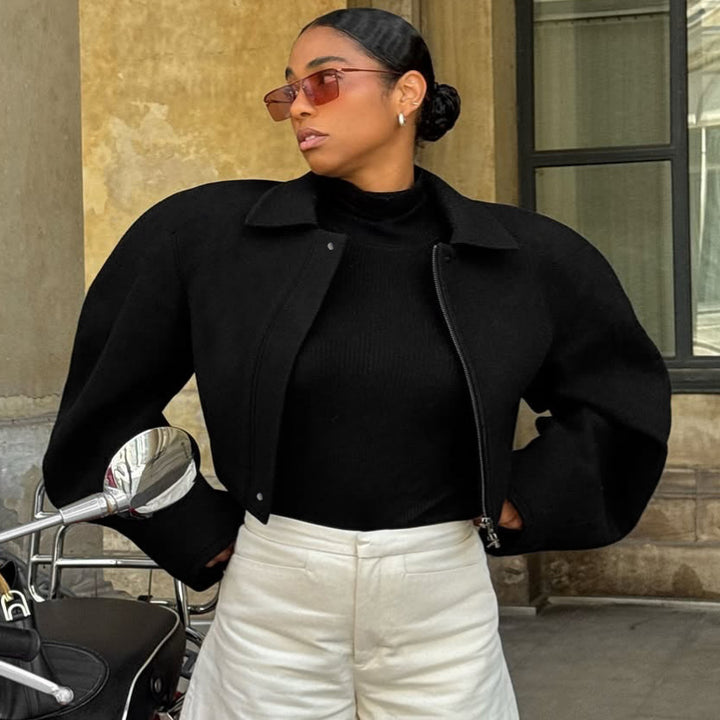 Oversized urban jacket for women with voluminous sleeves Lune London
