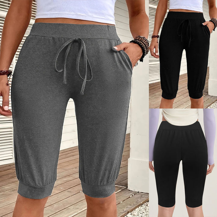 Hooded shorts for ladies with drawstring Lune London