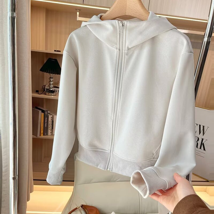 Veste à capuche confortable pour femmes avec zip innovant Chic & Stil