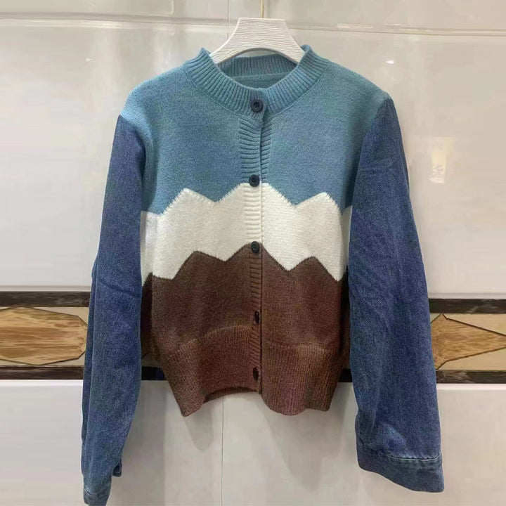 Ladies Trendy Vest with Modern Color Accents Lune London