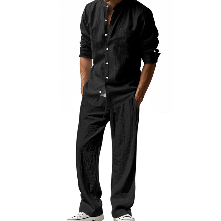 Men's casual leisure set with a loose fit and pleasant cotton texture Chic and style