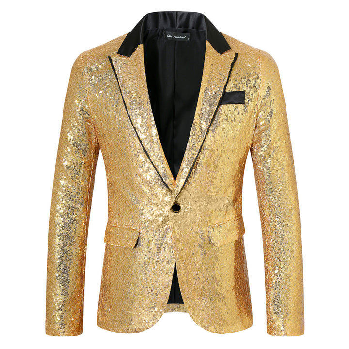 Man Blazer sequins glamour Lune London