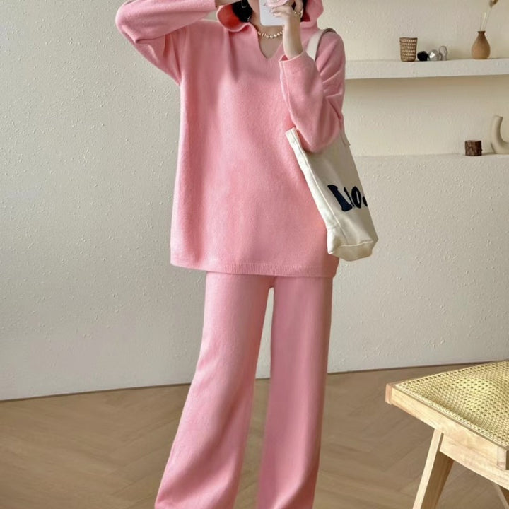 Ensemble Tricot Douillet Femme avec Coupe Ample et Design Élégant Chic & Stil