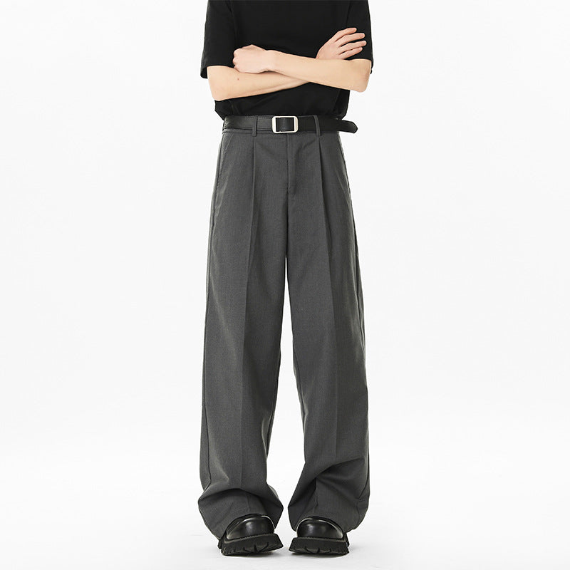 High-waisted wide-leg pants for women with side zipper and trendy cut Lune London