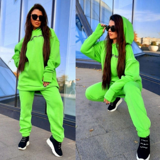 Women's oversized hoodie and jogger pants set Lune London