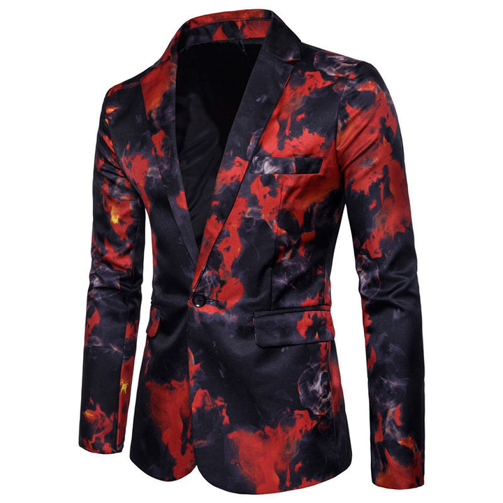 Elegant blazer for men with artistic color gradient Lune London