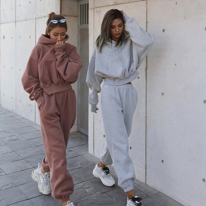 Lune London Women's Short Hoodie Set