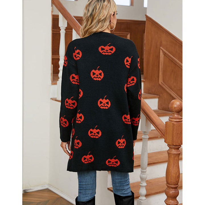 Cardigan pour femmes avec motif d'Halloween Chic & Stil