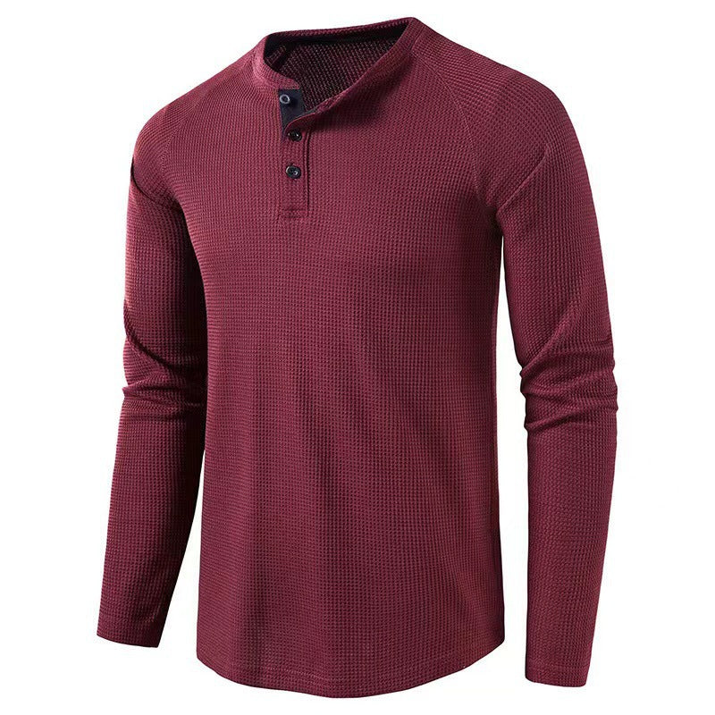 Men's long sleeve shirt with elegant button placket and structured design Lune London