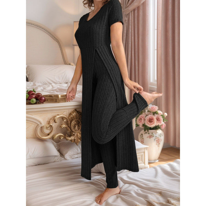 Comfortable knitted dress for women and leggings set Lune London