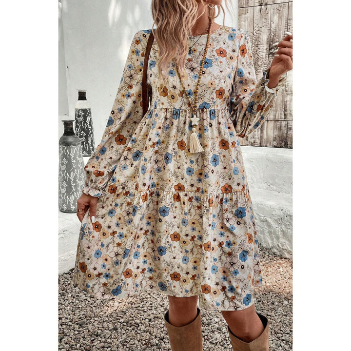 Airy summer dress for women with ruffle details and puff sleeves Lune London
