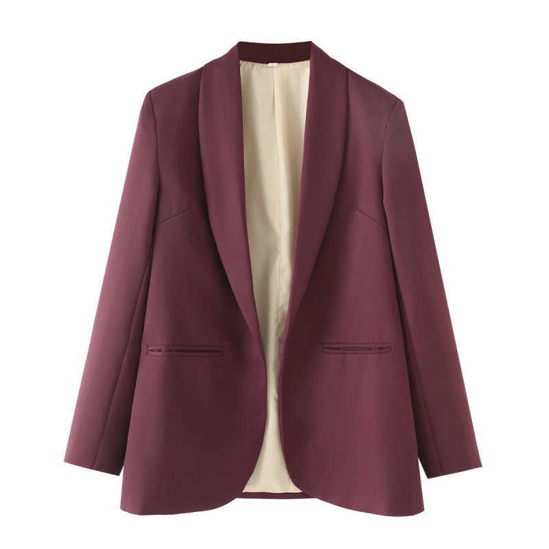 Ladies elegant blazer with unique cut and pockets Lune London